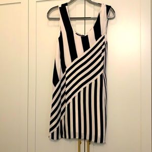 Designer tunic or mini dress size 2, sexy Beetlejuice costume inspo!